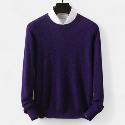 Maison Aurelle Men's Cashmere Sweater | 100% Premium Cashmere, Timeless Elegance