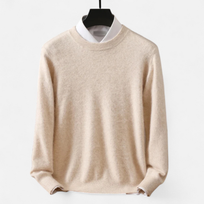 Maison Aurelle Men's Cashmere Sweater | 100% Premium Cashmere, Timeless Elegance