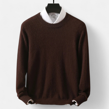 Maison Aurelle Men's Cashmere Sweater | 100% Premium Cashmere, Timeless Elegance