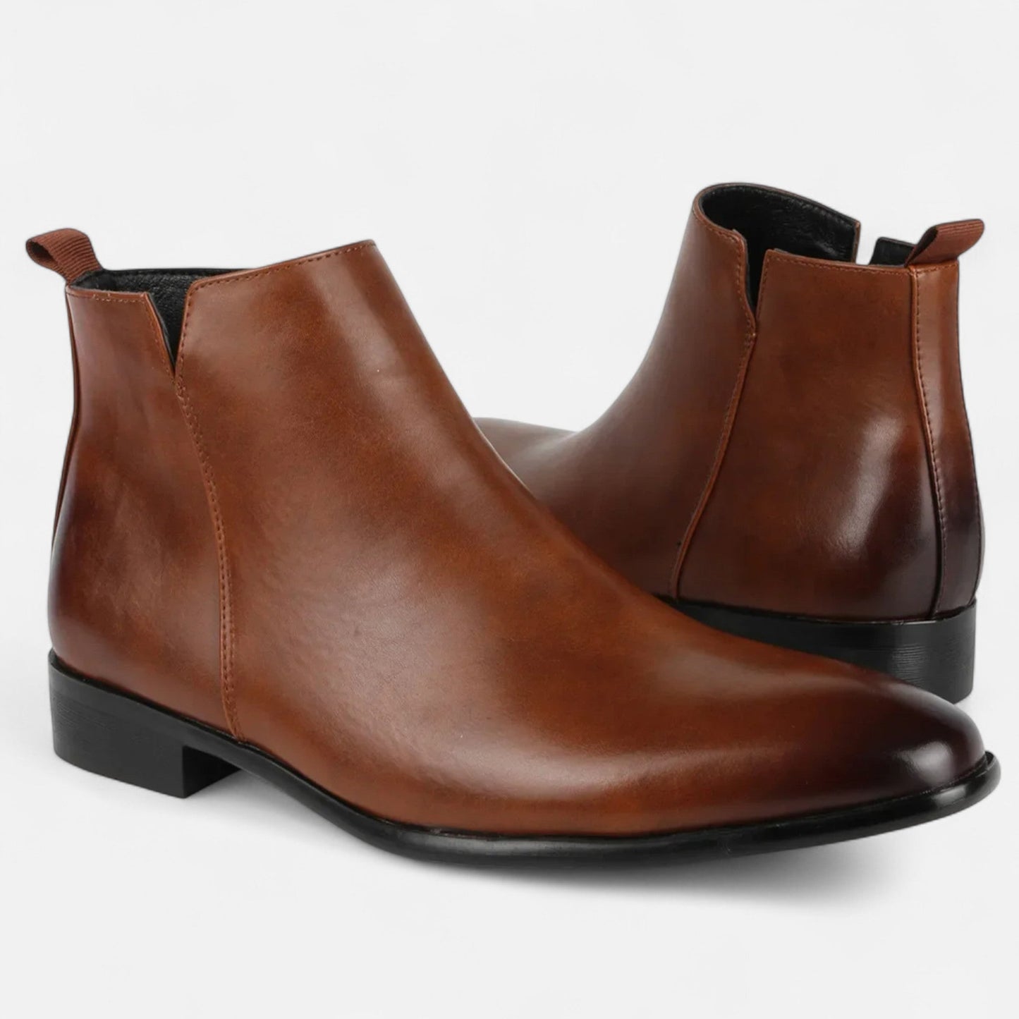 Maison Dresson Men's Chelsea Boots | Durable PVC, Square-Toe Design
