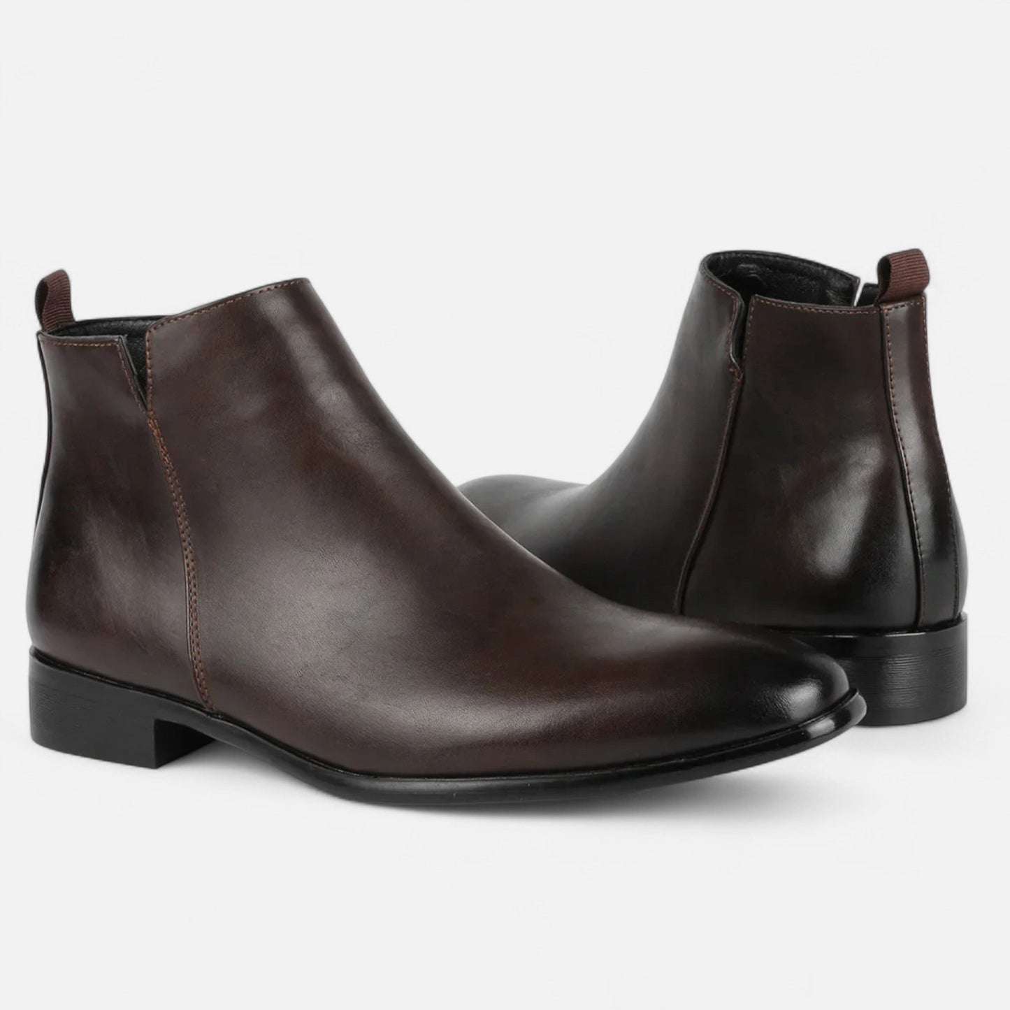 Maison Dresson Men's Chelsea Boots | Durable PVC, Square-Toe Design