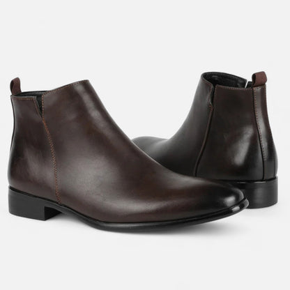 Maison Dresson Men's Chelsea Boots | Durable PVC, Square-Toe Design