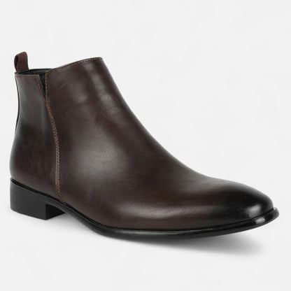 Maison Dresson Men's Chelsea Boots | Durable PVC, Square-Toe Design