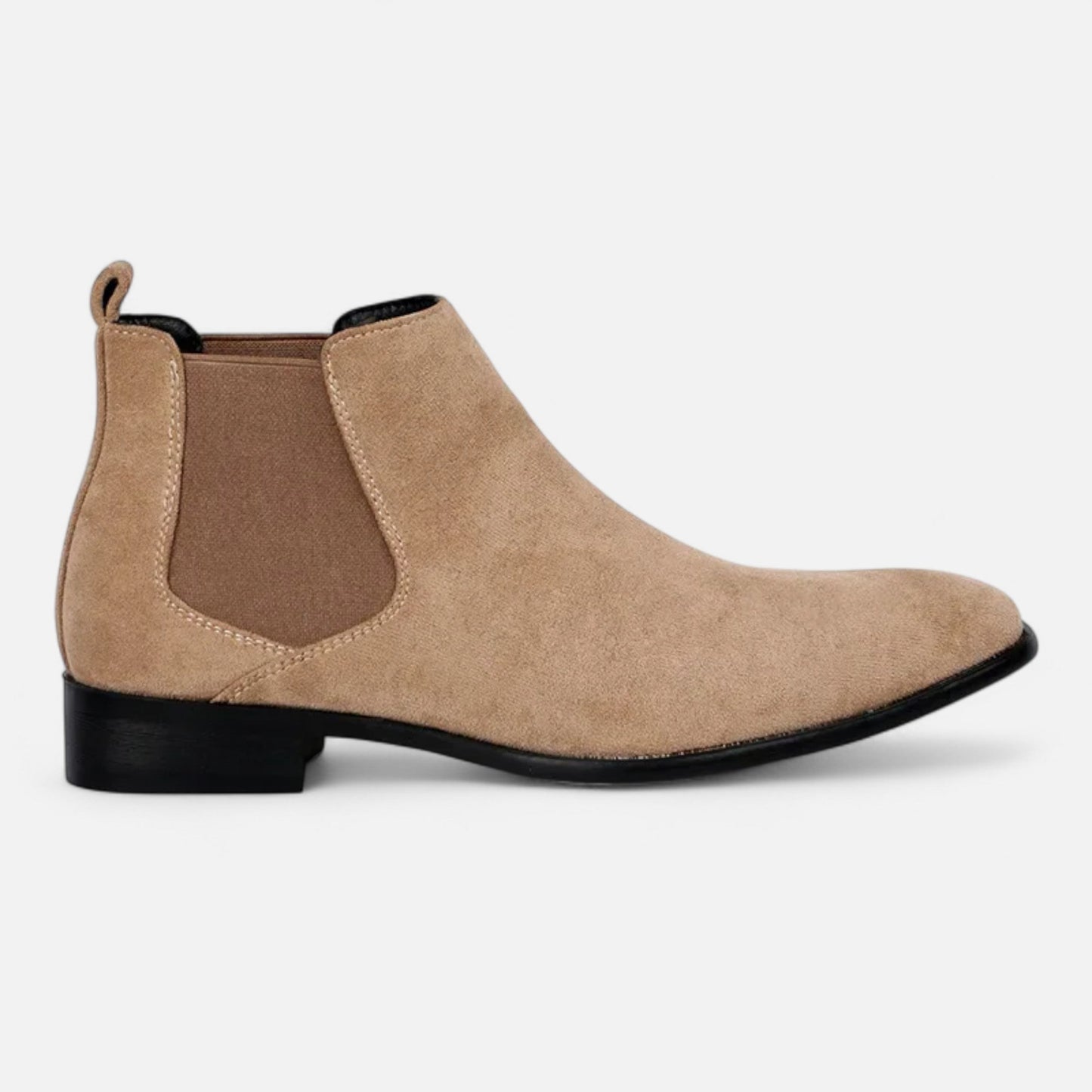 Maison Aurelle Men's Chelsea Boots | Premium Suede, Modern Square Toe
