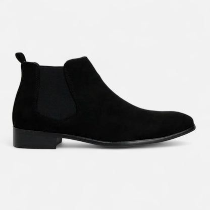 Maison Aurelle Men's Chelsea Boots | Premium Suede, Modern Square Toe