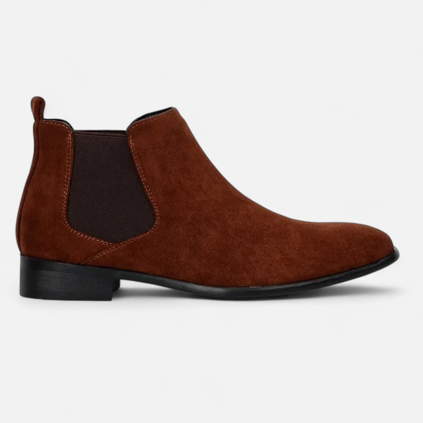 Maison Aurelle Men's Chelsea Boots | Premium Suede, Modern Square Toe