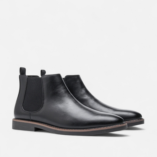 Maison Aurelle Men's Chelsea Boots | Retro Leather, Classic Design