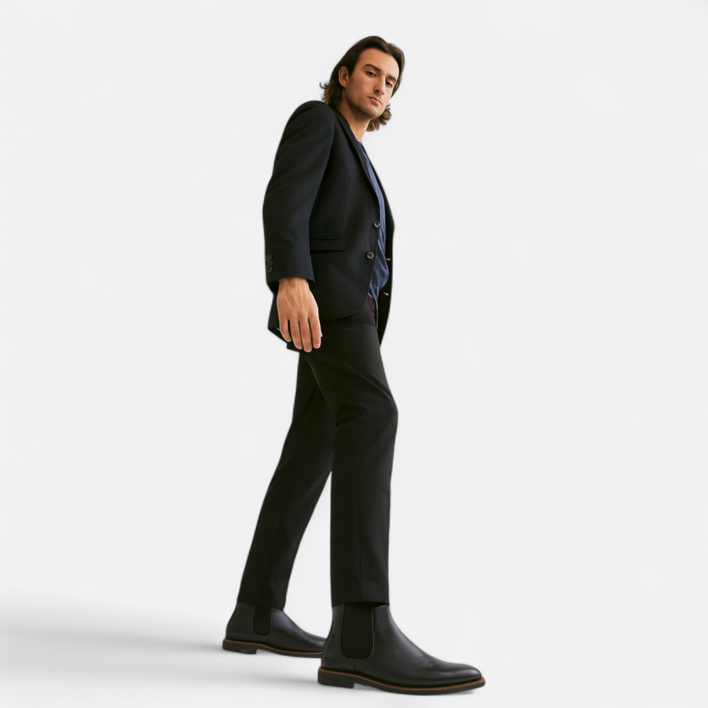 Maison Aurelle Men's Chelsea Boots | Retro Leather, Classic Design