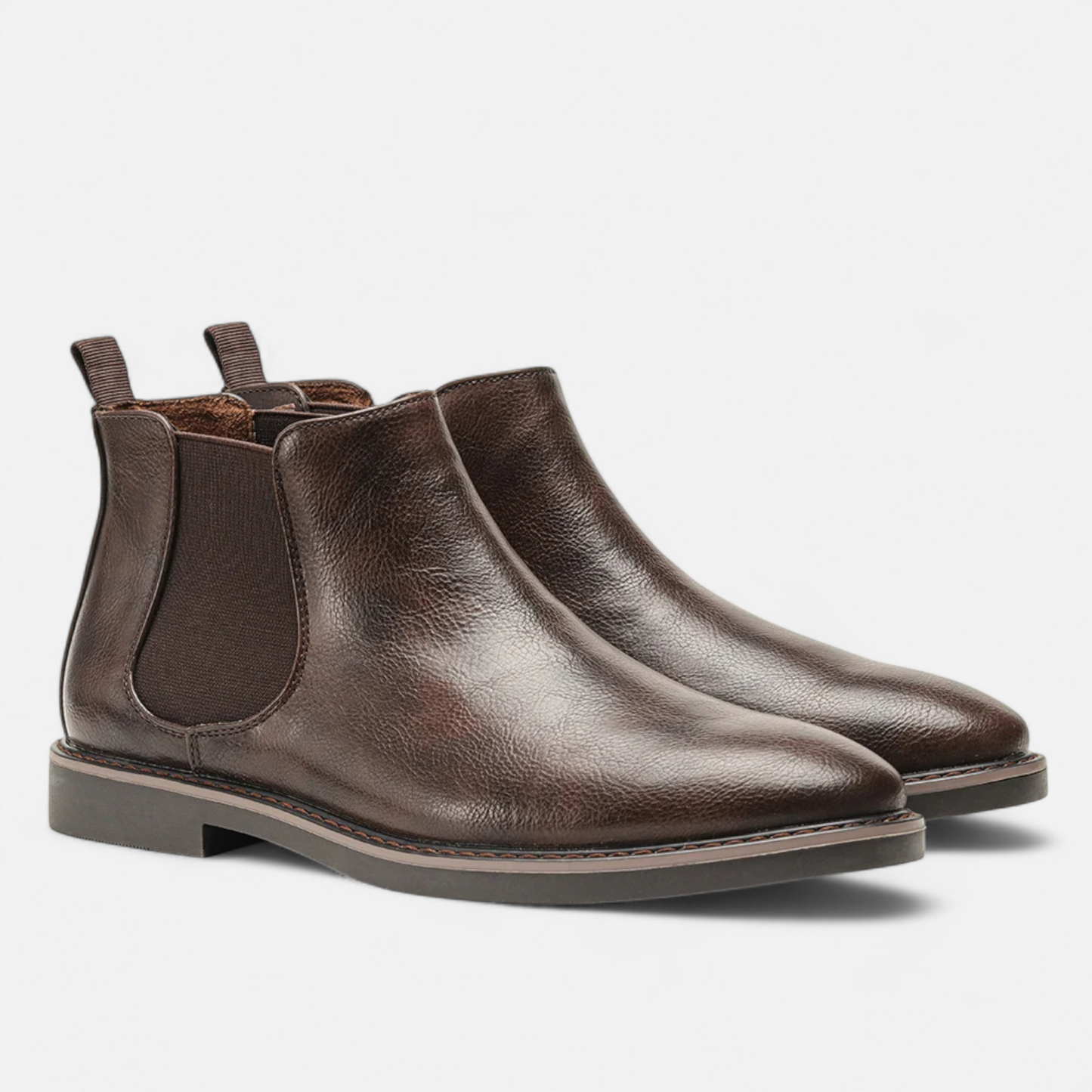 Maison Aurelle Men's Chelsea Boots | Retro Leather, Classic Design