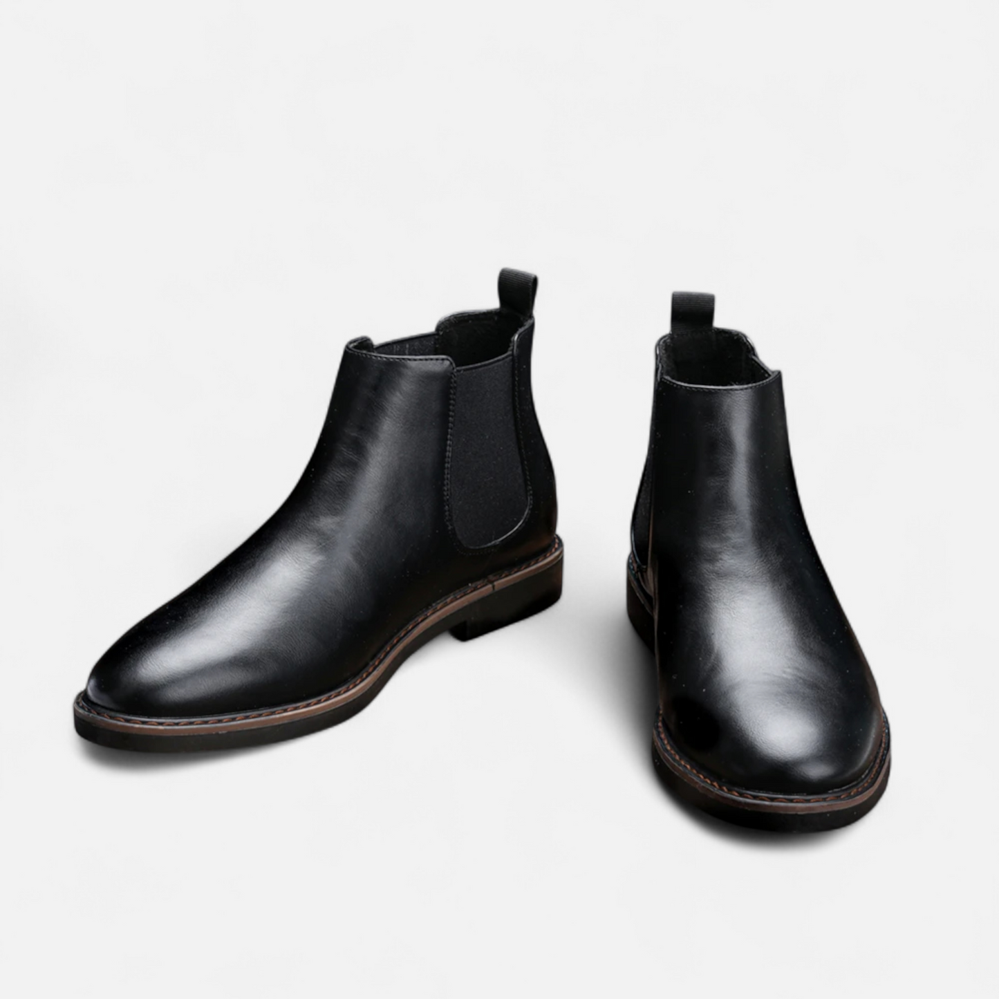 Maison Aurelle Men's Chelsea Boots | Retro Leather, Classic Design
