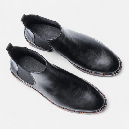 Maison Aurelle Men's Chelsea Boots | Retro Leather, Classic Design