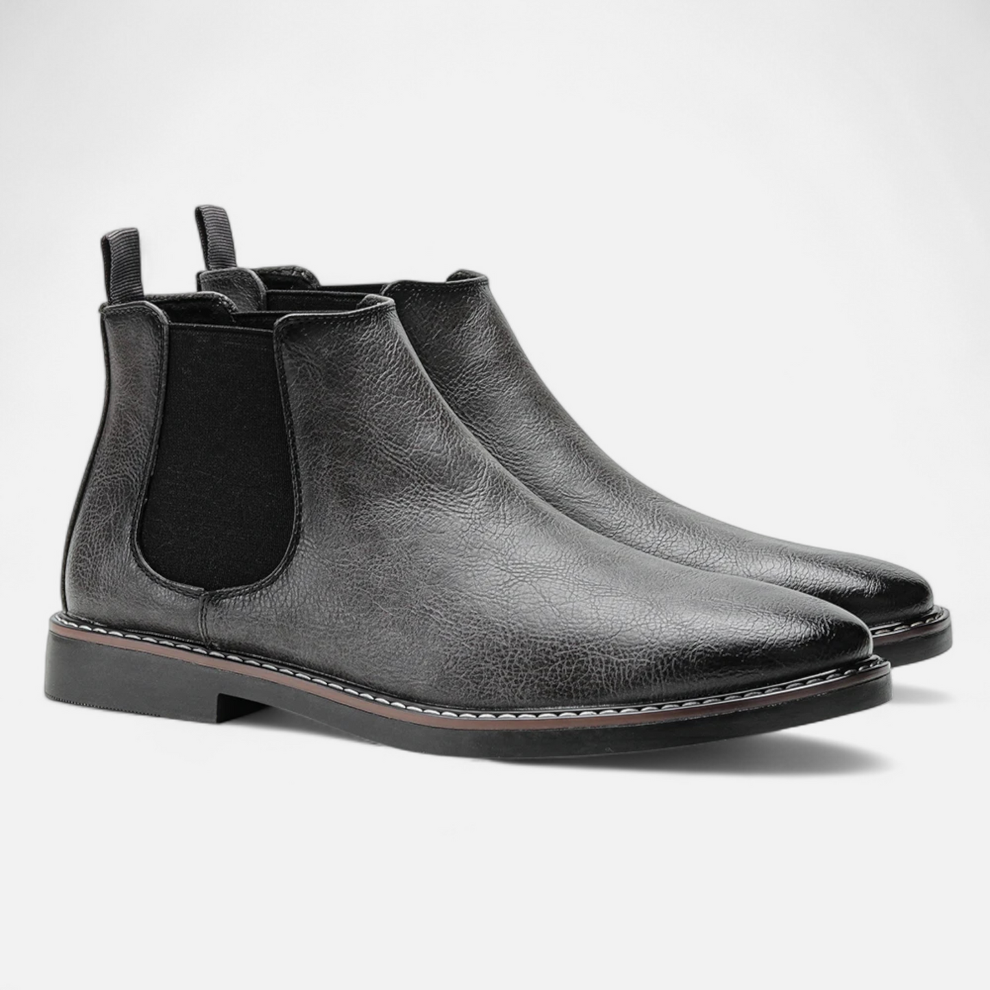 Maison Aurelle Men's Chelsea Boots | Retro Leather, Classic Design