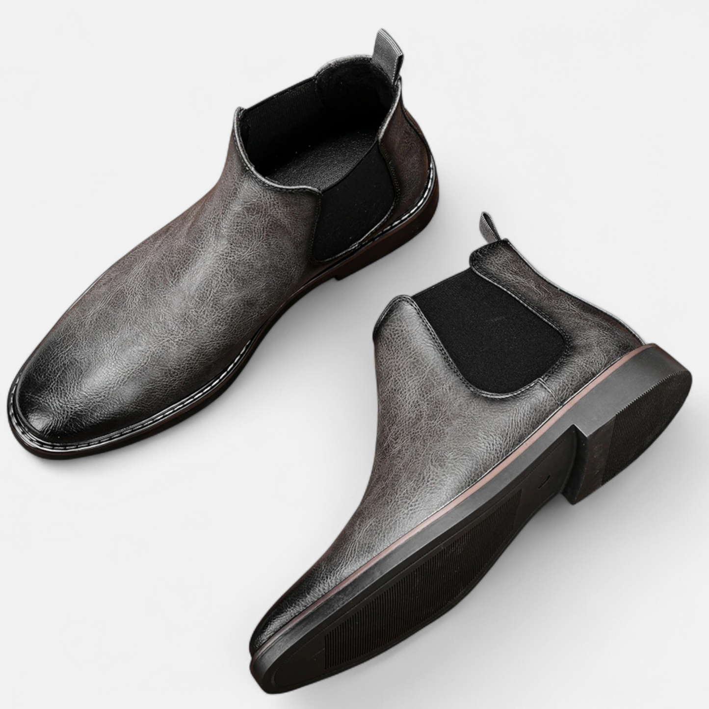 Maison Aurelle Men's Chelsea Boots | Retro Leather, Classic Design