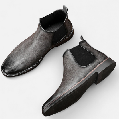 Maison Aurelle Men's Chelsea Boots | Retro Leather, Classic Design