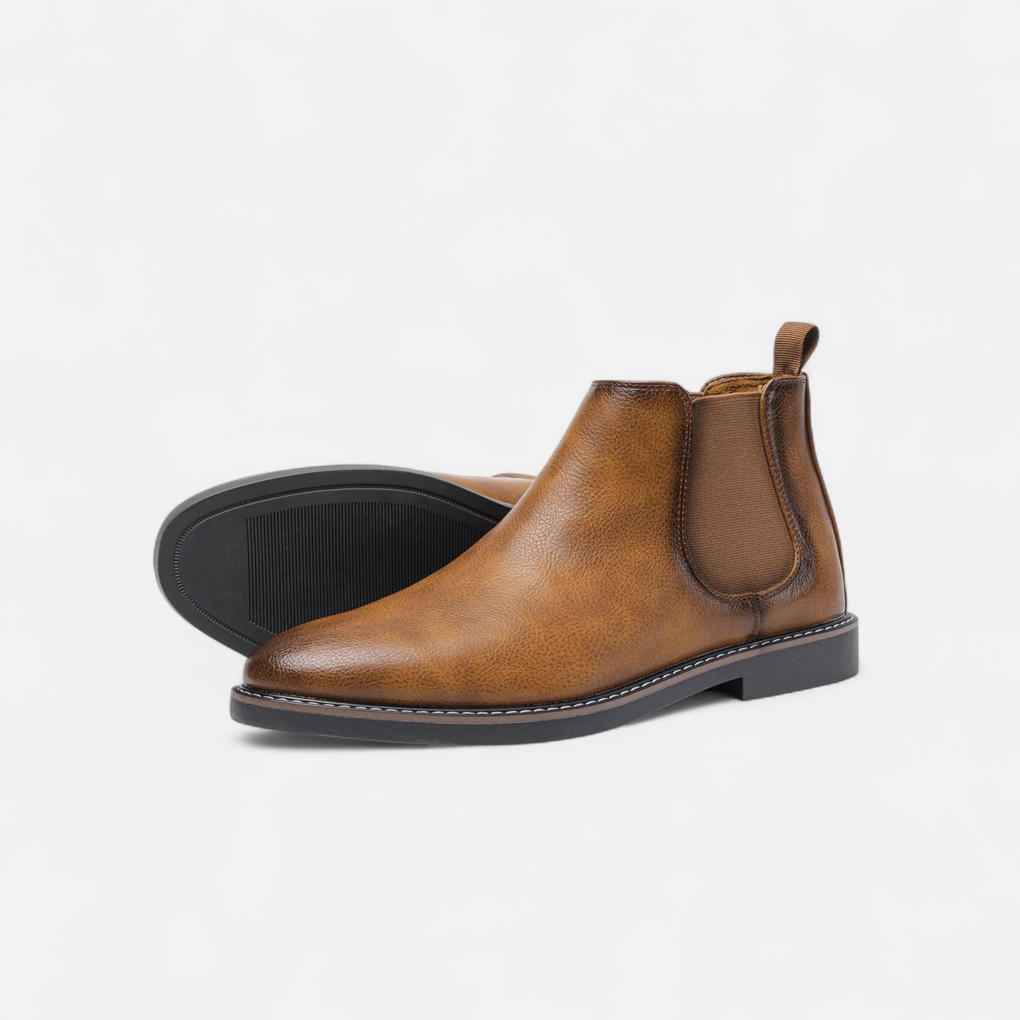 Maison Aurelle Men's Chelsea Boots | Retro Leather, Classic Design