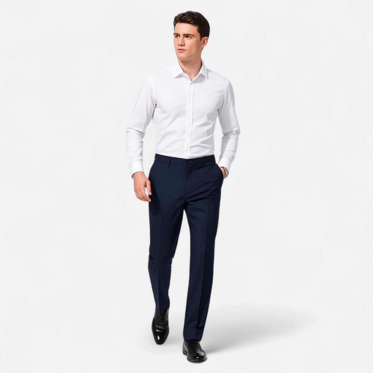 Maison Aurelle Men's Chinos | Micro-Elastic Fabric, Business Casual