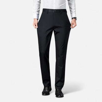 Maison Aurelle Men's Chinos | Micro-Elastic Fabric, Business Casual