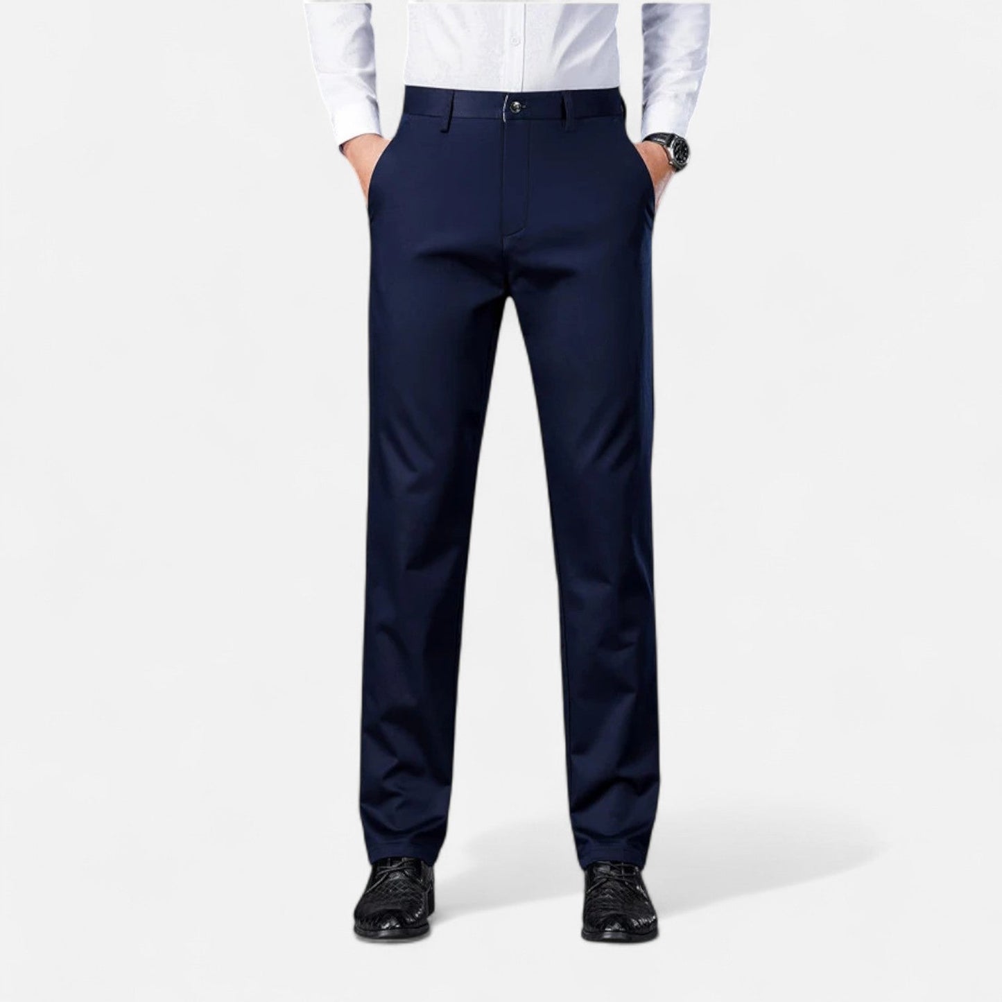 Maison Aurelle Men's Chinos | Micro-Elastic Fabric, Business Casual