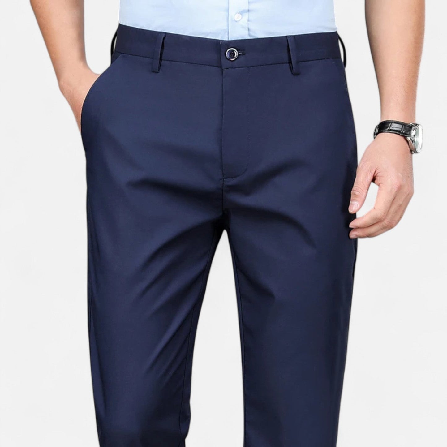 Maison Aurelle Men's Chinos | Micro-Elastic Fabric, Business Casual