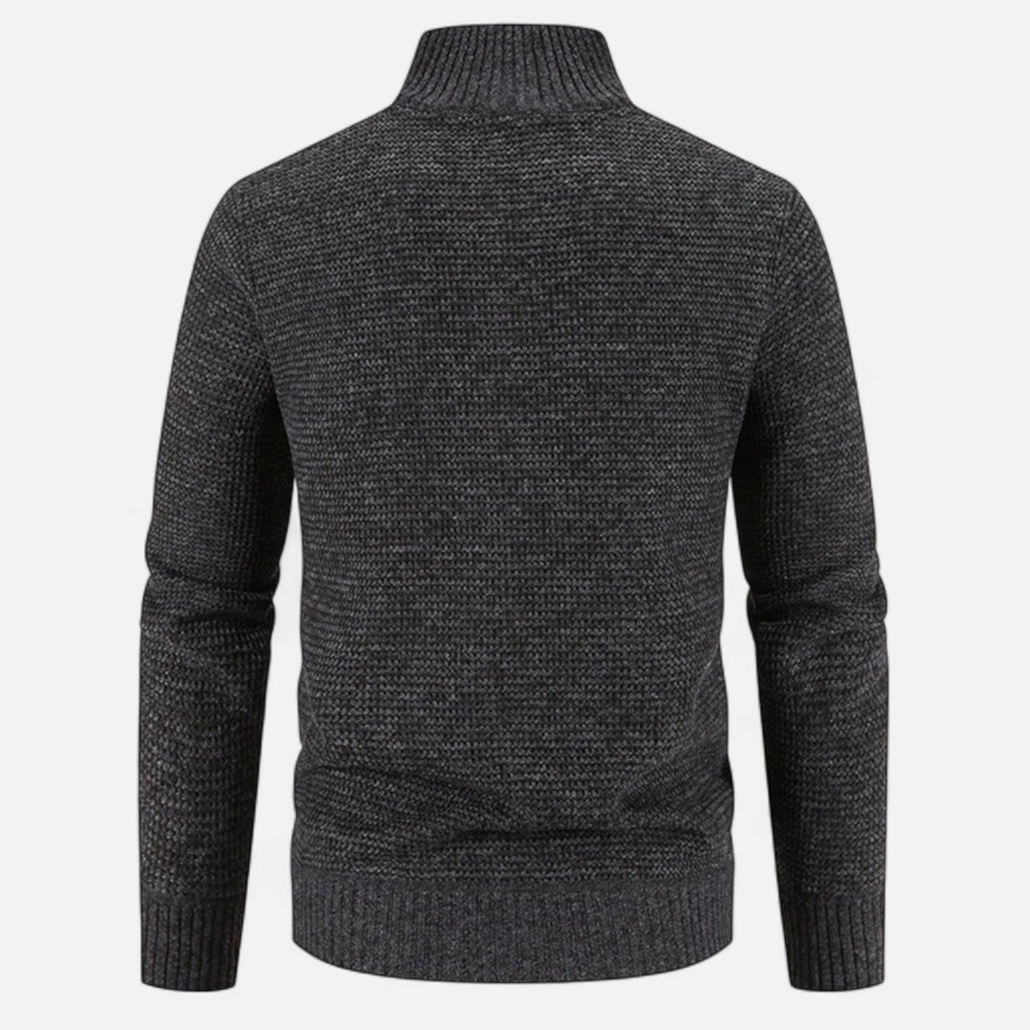 Maison Aurelle Men's Fleece Jacket | Thickened Fabric, Stand-Collar Design