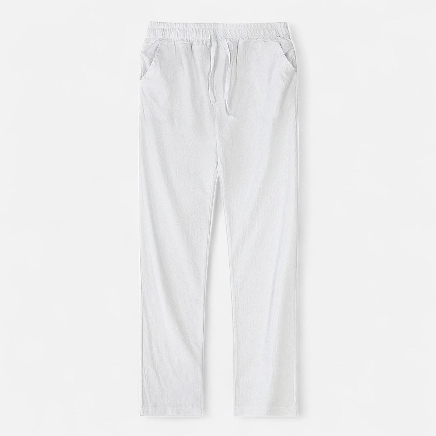 Maison Aurelle Men's Linen Trousers | Cotton-Linen Blend, Lightweight Comfort