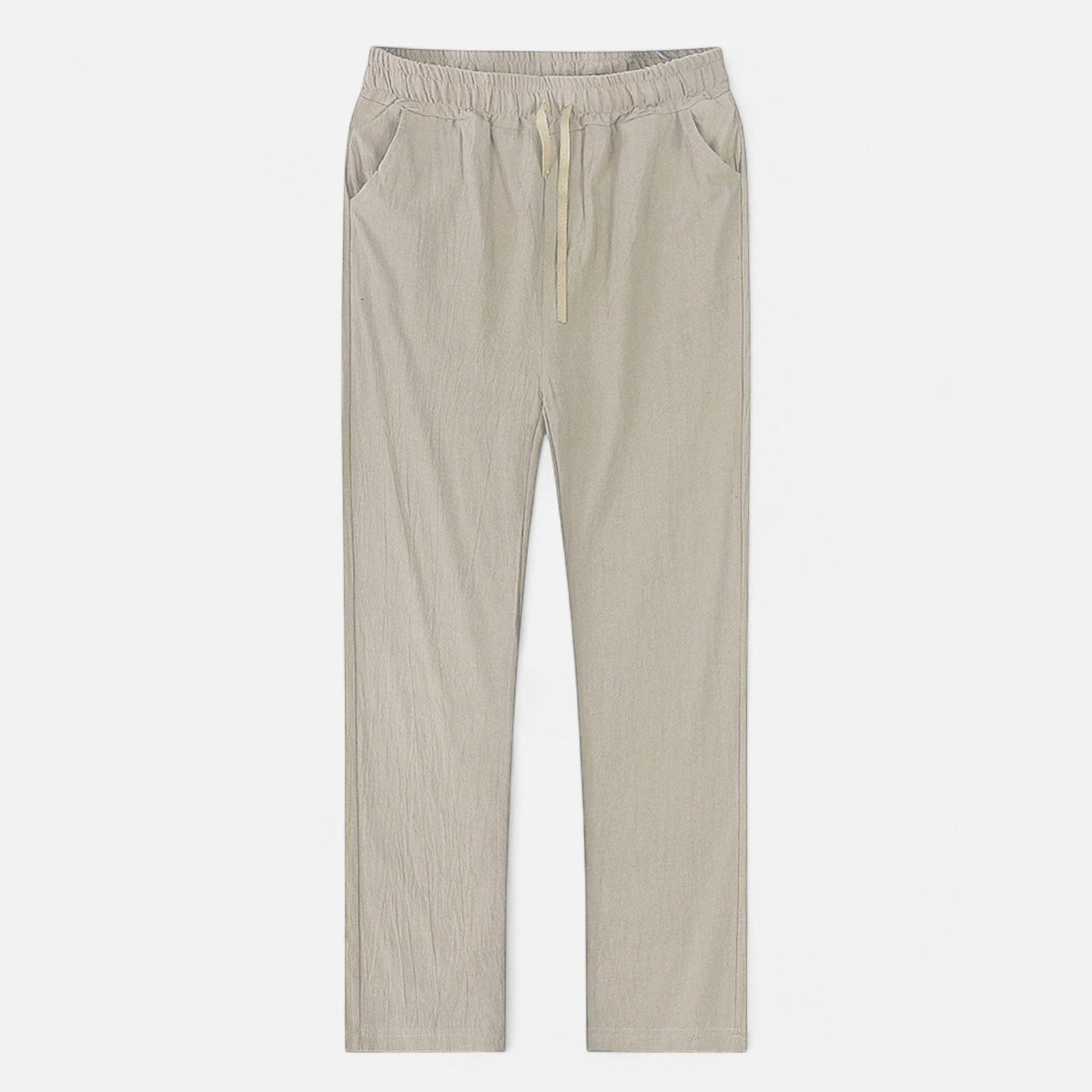 Maison Aurelle Men's Linen Trousers | Cotton-Linen Blend, Lightweight Comfort