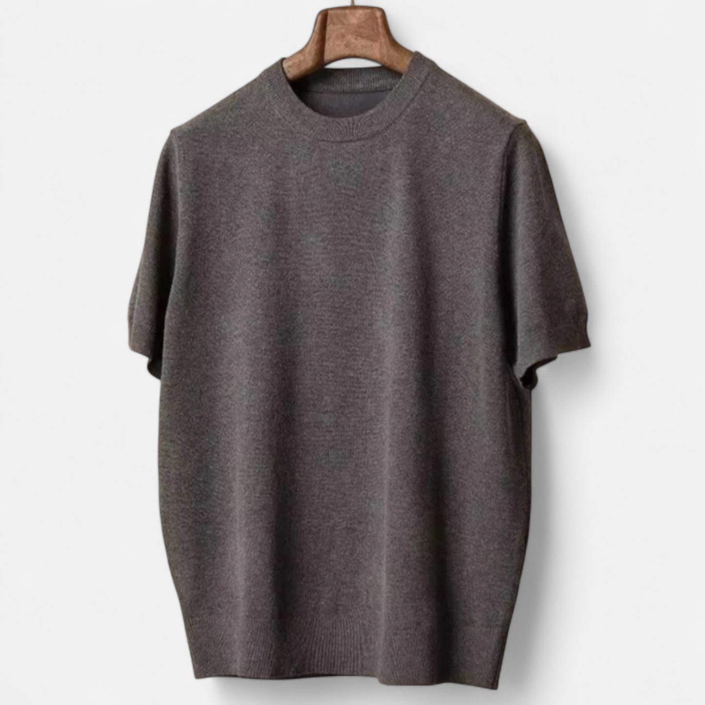 Maison Aurelle Men's Slim-Fit T-Shirt | Lightweight Knit Fabric, Casual