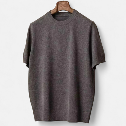 Maison Aurelle Men's Slim-Fit T-Shirt | Lightweight Knit Fabric, Casual