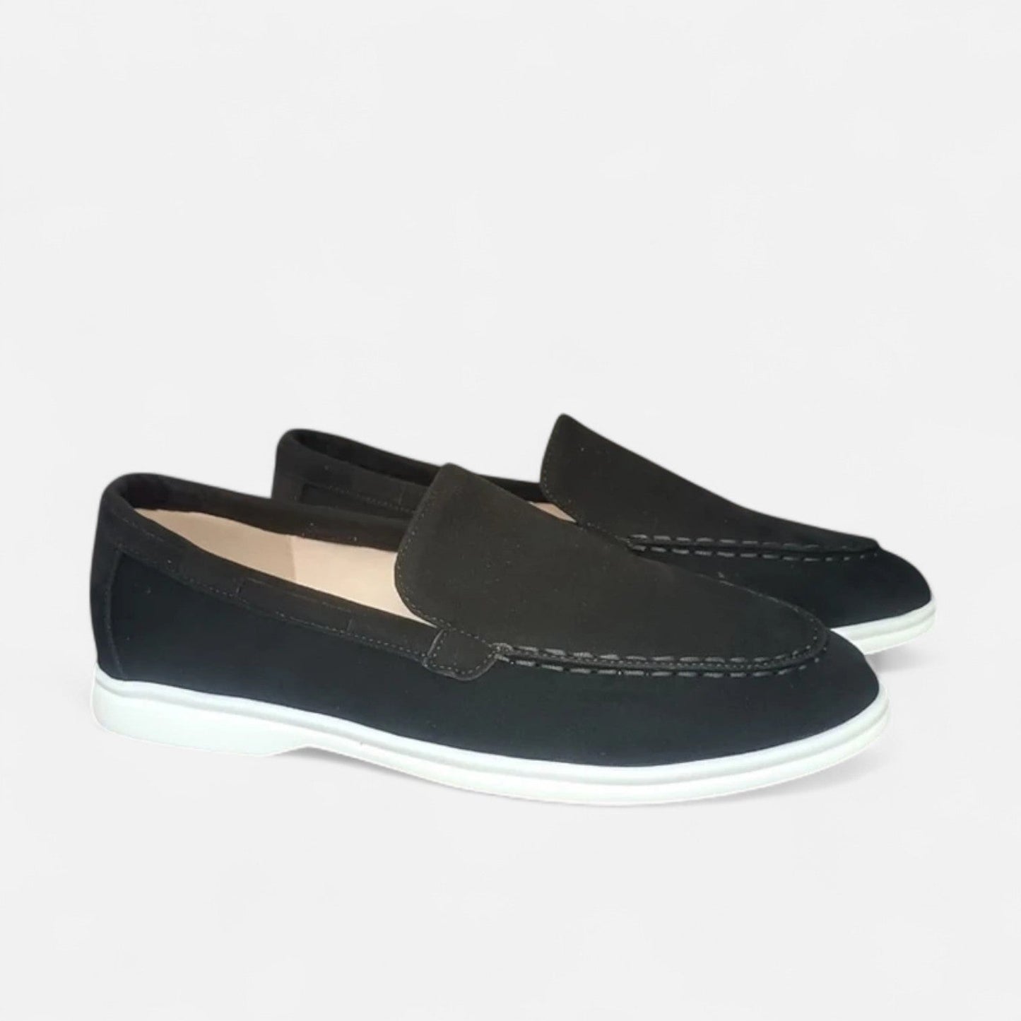 Maison Aurelle Men's Suede Loafers | Premium Soft Texture, Water-Resistant