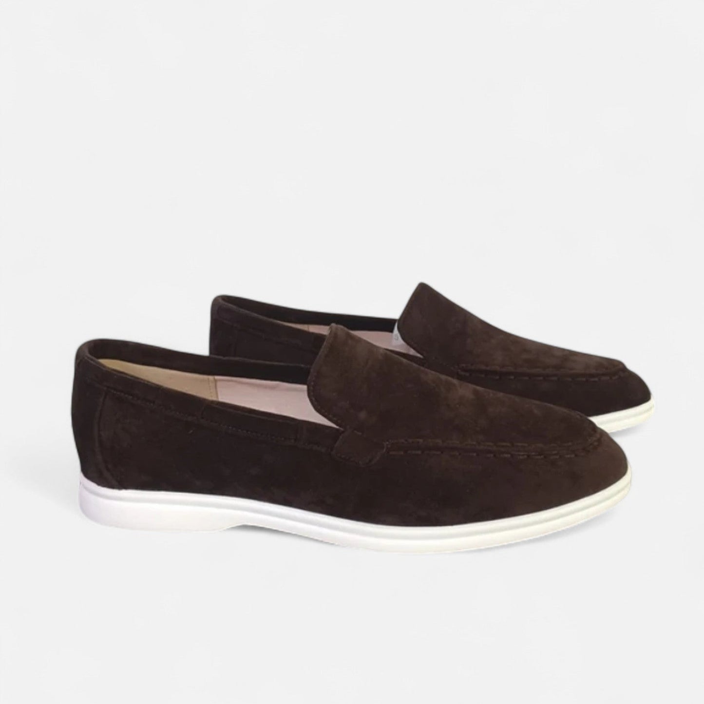 Maison Aurelle Men's Suede Loafers | Premium Soft Texture, Water-Resistant