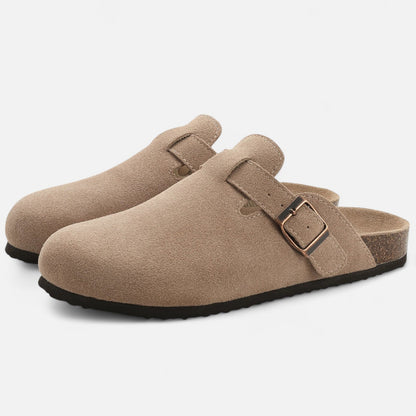 Maison Aurelle Men's Suede Mules | Premium Comfort, Clog-Inspired Design