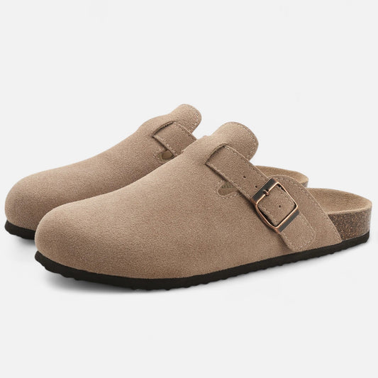 Maison Aurelle Men's Suede Mules | Premium Comfort, Clog-Inspired Design