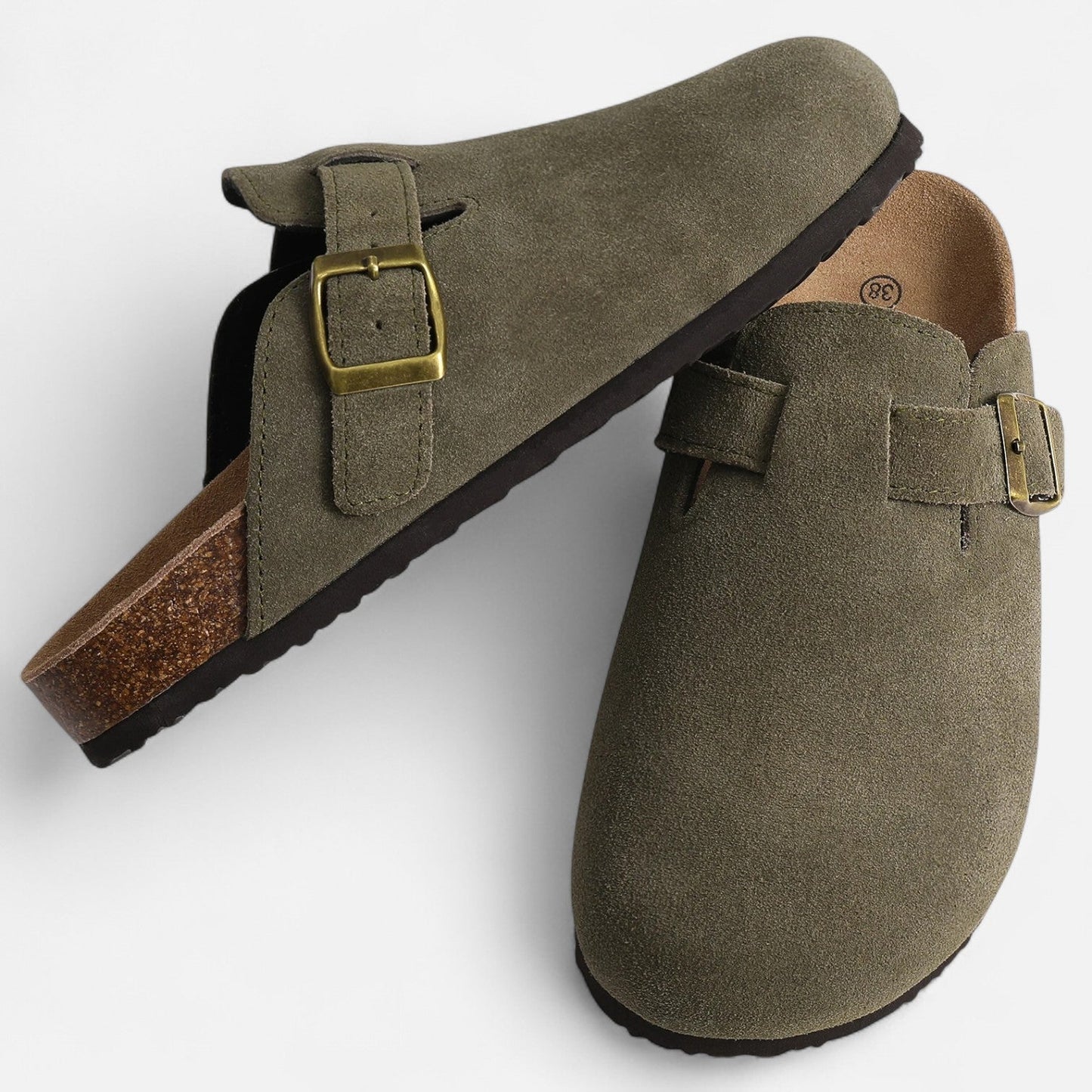 Maison Aurelle Men's Suede Mules | Premium Comfort, Clog-Inspired Design