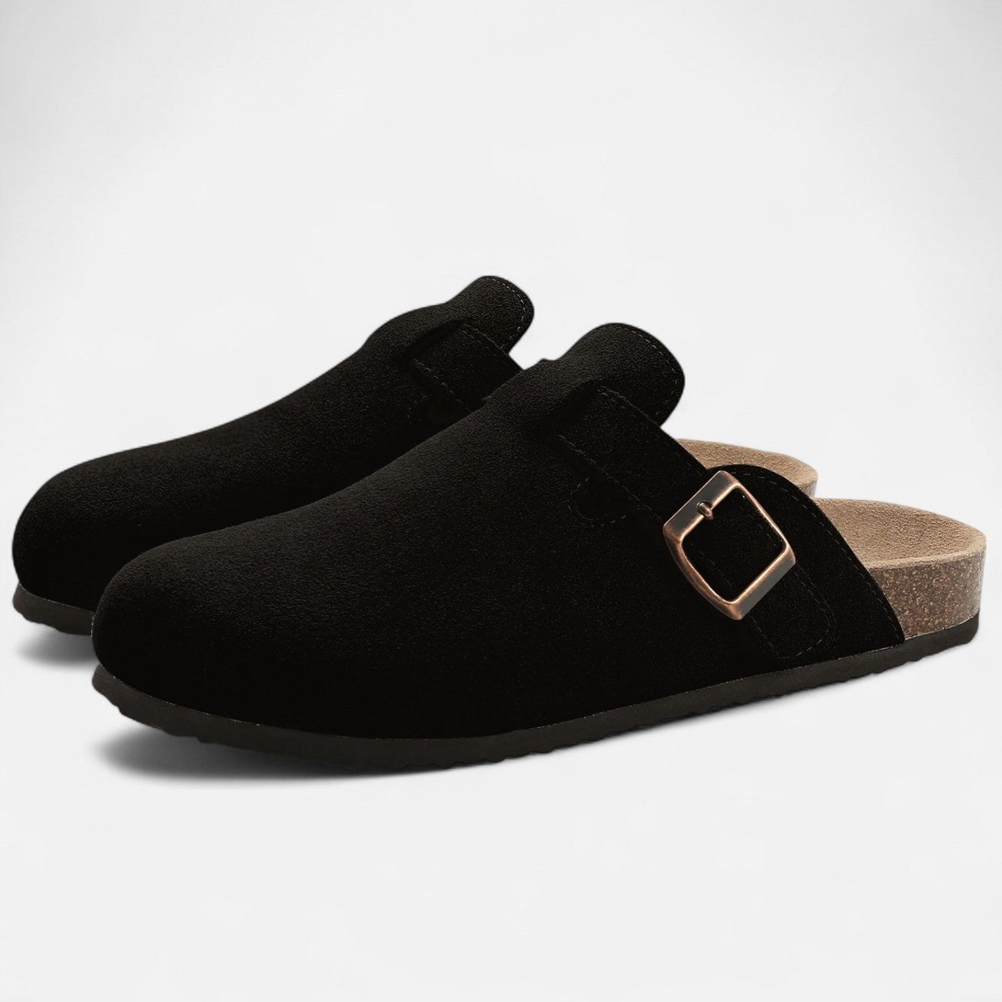 Maison Aurelle Men's Suede Mules | Premium Comfort, Clog-Inspired Design