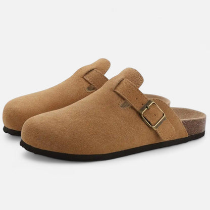 Maison Aurelle Men's Suede Mules | Premium Comfort, Clog-Inspired Design