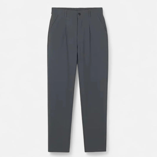 Maison Aurelle Men's Tailored Trousers | Lightweight Fabric, Straight-Leg Cut
