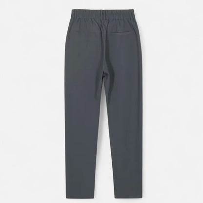 Maison Aurelle Men's Tailored Trousers | Lightweight Fabric, Straight-Leg Cut