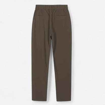Maison Aurelle Men's Tailored Trousers | Lightweight Fabric, Straight-Leg Cut