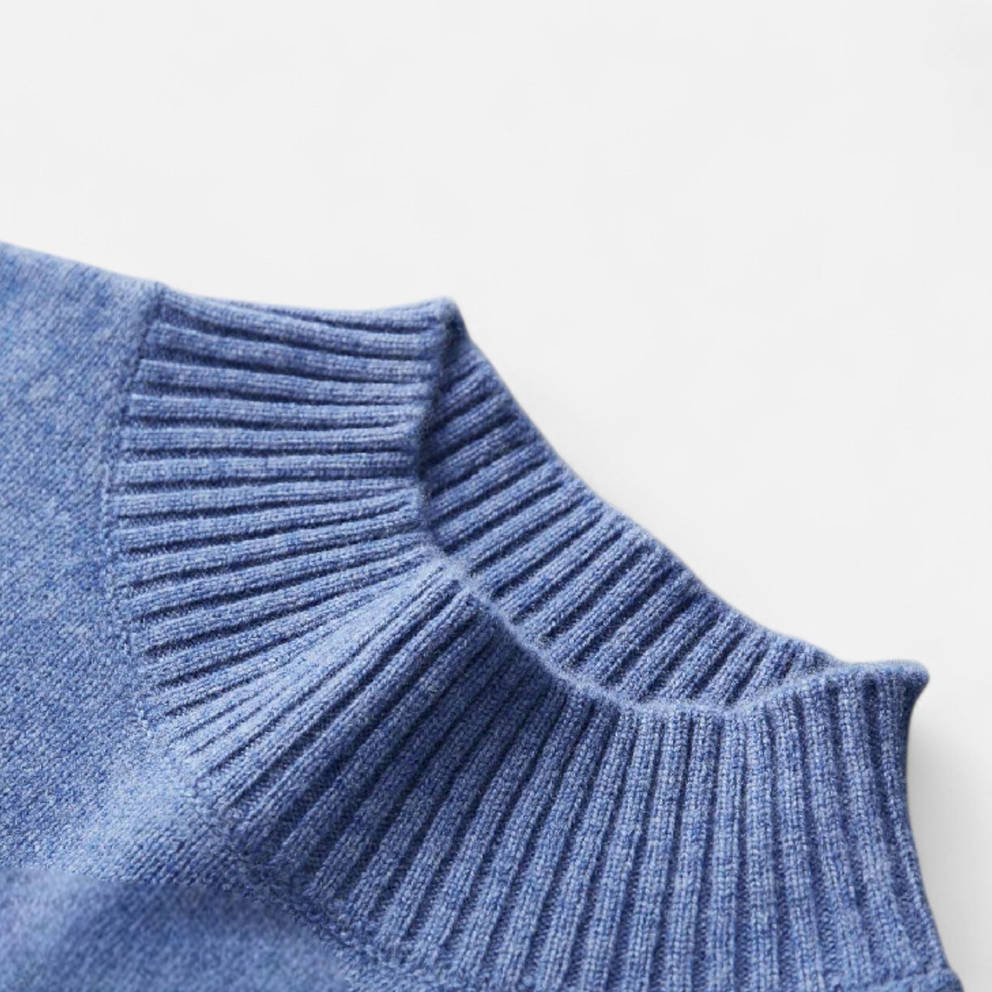 Maison Aurelle Men's Turtleneck Sweater | 100% Pure Wool, Loose Fit