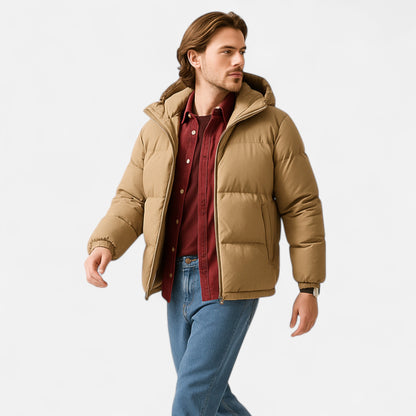 Maison Aurelle Unisex Hooded Puffer Jacket | Cotton Insulation, Lightweight