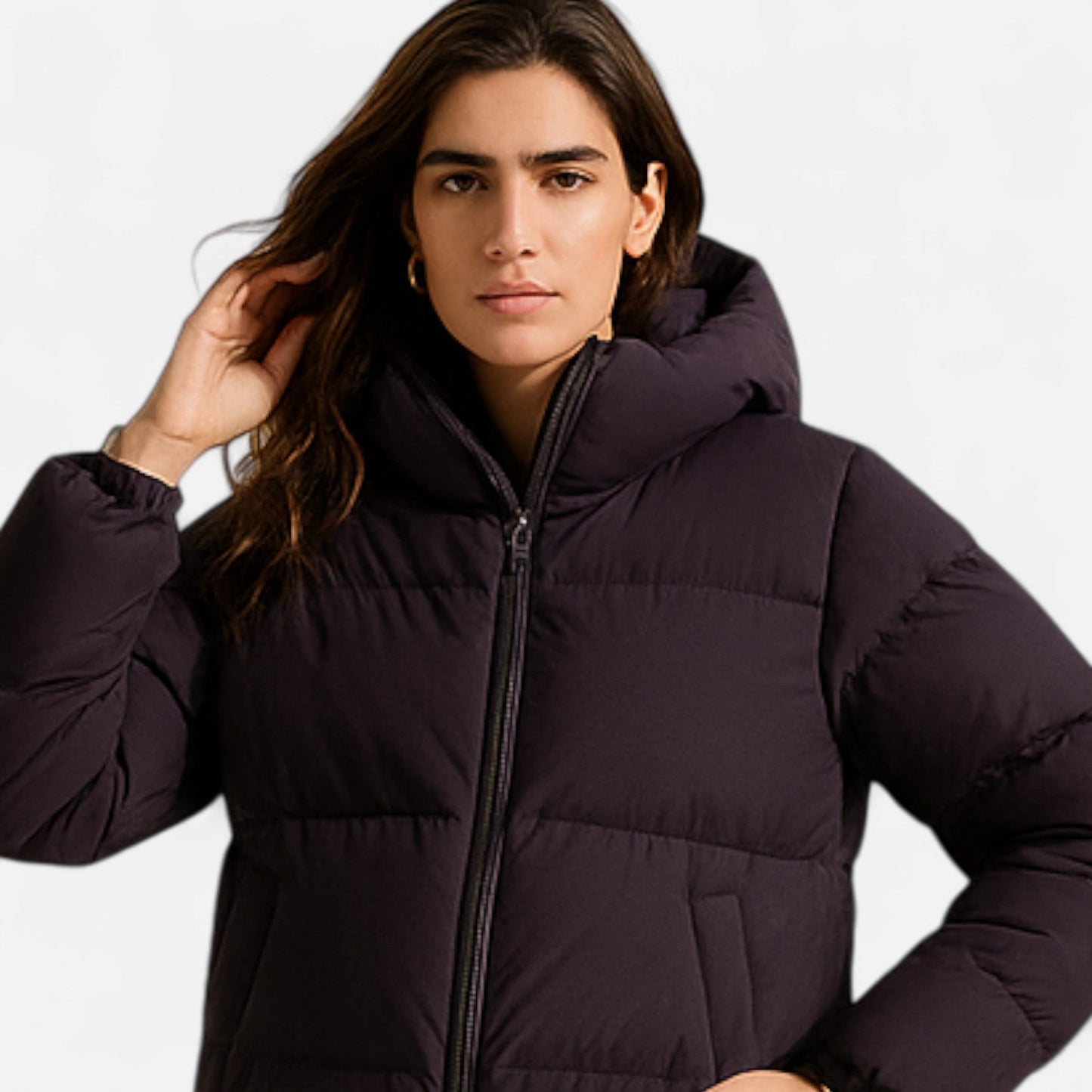 Maison Aurelle Unisex Hooded Puffer Jacket | Cotton Insulation, Lightweight