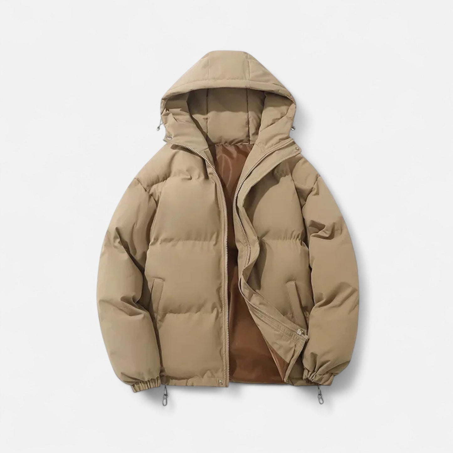 Maison Aurelle Unisex Hooded Puffer Jacket | Cotton Insulation, Lightweight