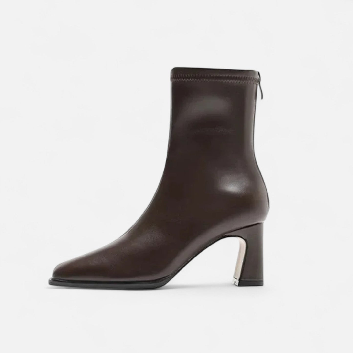 Maison Aurelle Vintage Ankle Boots for Women | Square-Toe Design, Warm Cotton Lining