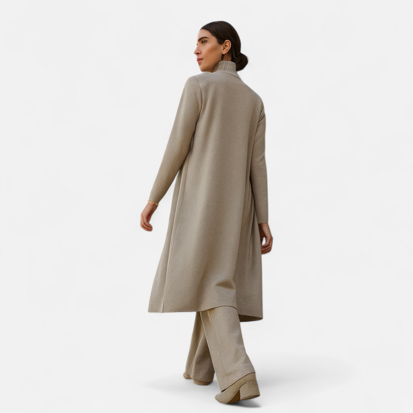 Maison Aurelle Women's Cardigan Set | Soft Knitted Fabric, Vintage Elegance