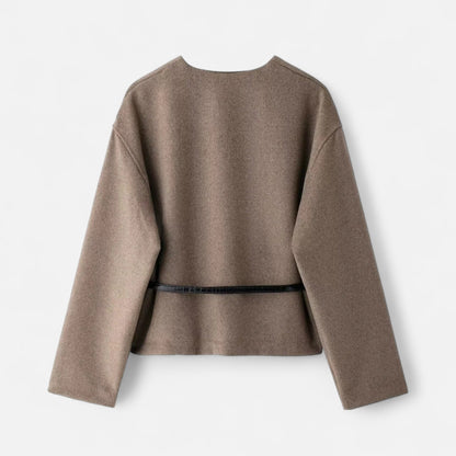 Maison Aurelle Women's Cardigan Sweater | Elegant Wrap Style, 100% Polyester