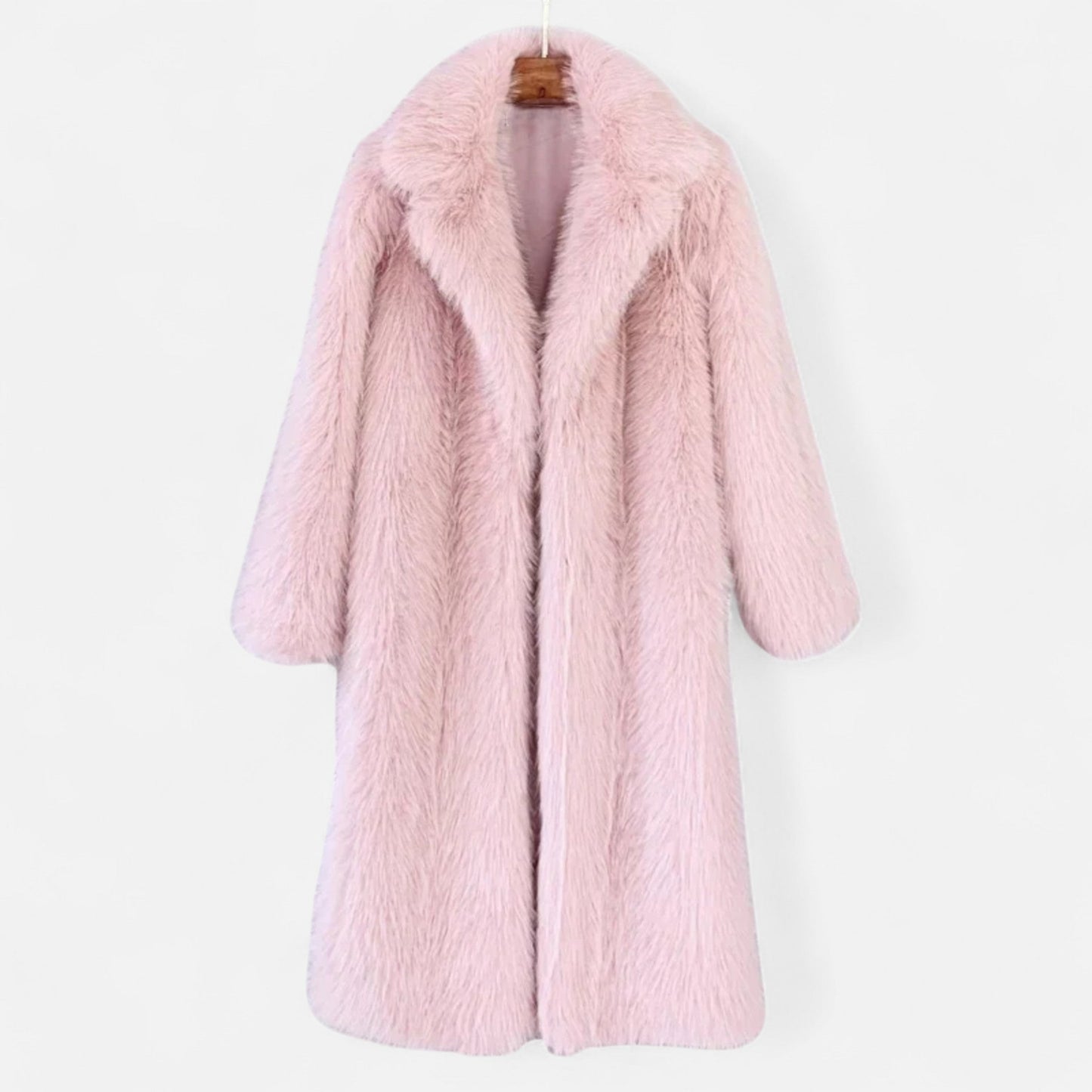 Maison Aurelle Women's Faux Fur Coat | Maxi Length, Luxurious Winter Essential
