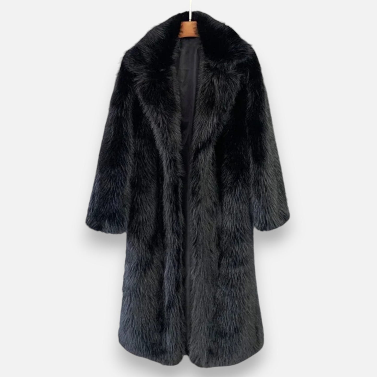 Maison Aurelle Women's Faux Fur Coat | Maxi Length, Luxurious Winter Essential