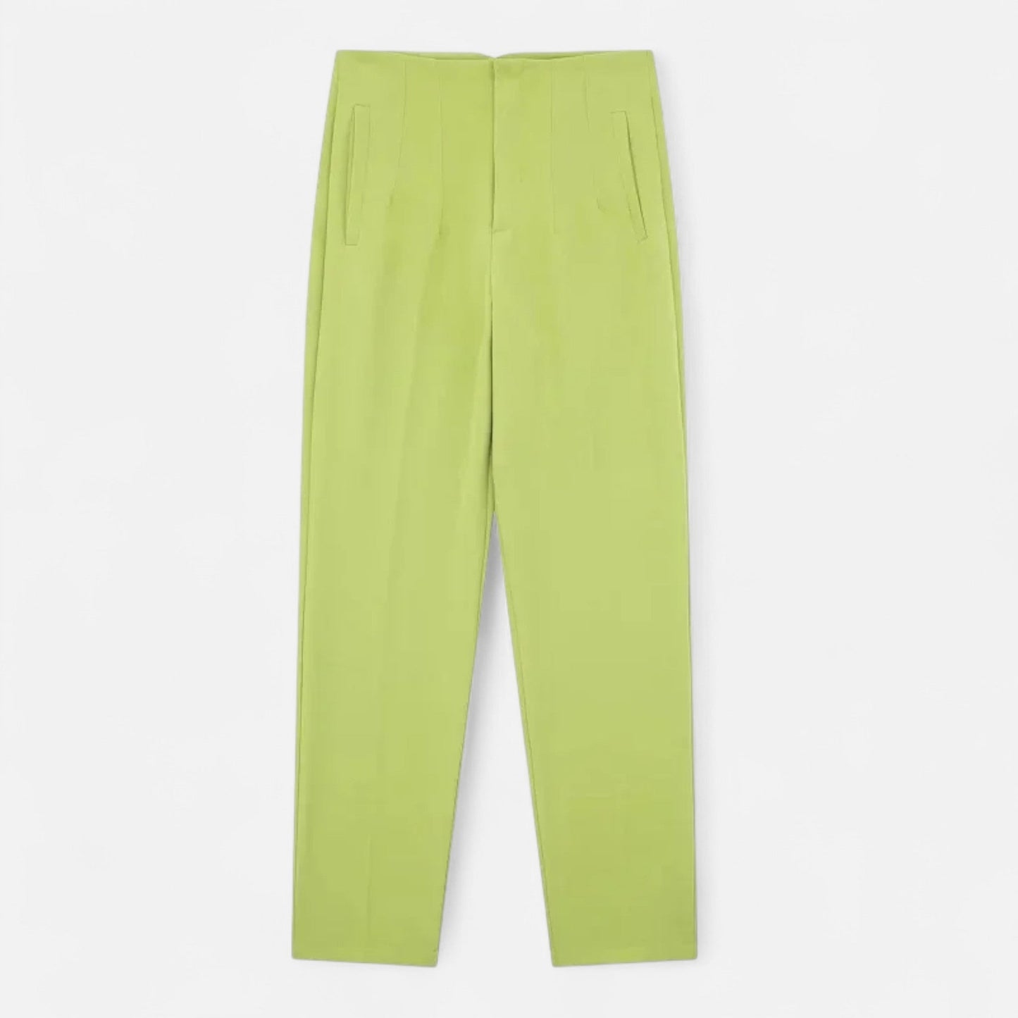 Maison Aurelle Women's High-Waist Pencil Trousers | Premium Fabric Blend, Tailored Fit