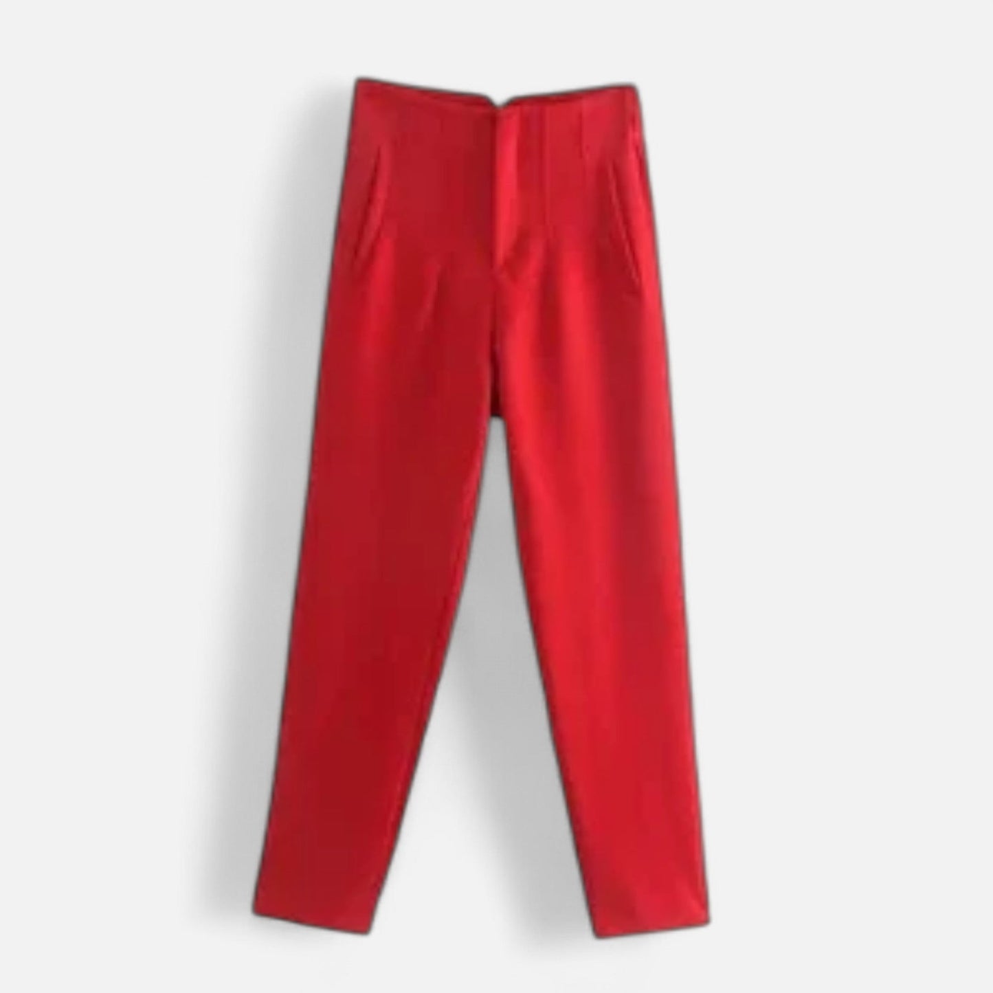 Maison Aurelle Women's High-Waist Pencil Trousers | Premium Fabric Blend, Tailored Fit