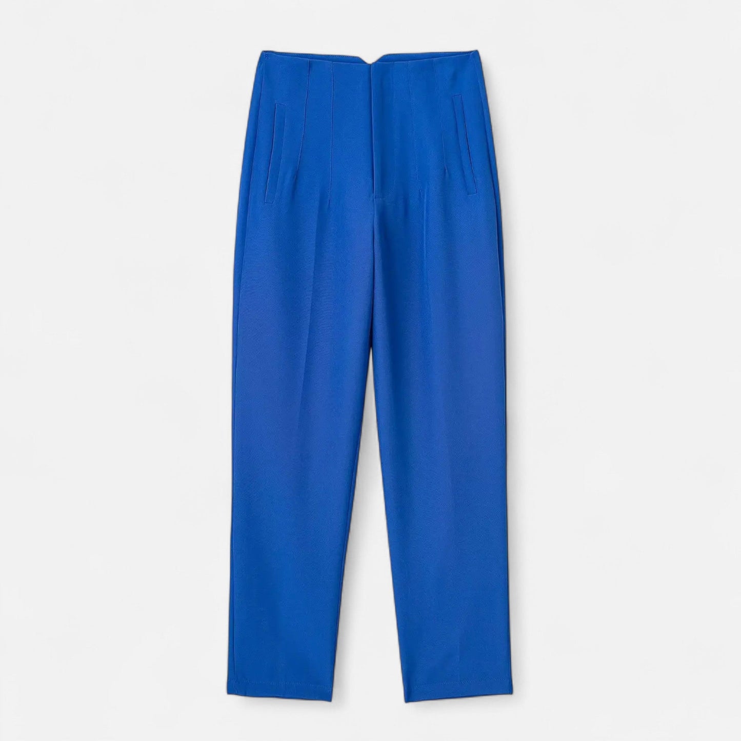Maison Aurelle Women's High-Waist Pencil Trousers | Premium Fabric Blend, Tailored Fit